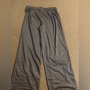 Red, White and Black flared Pants